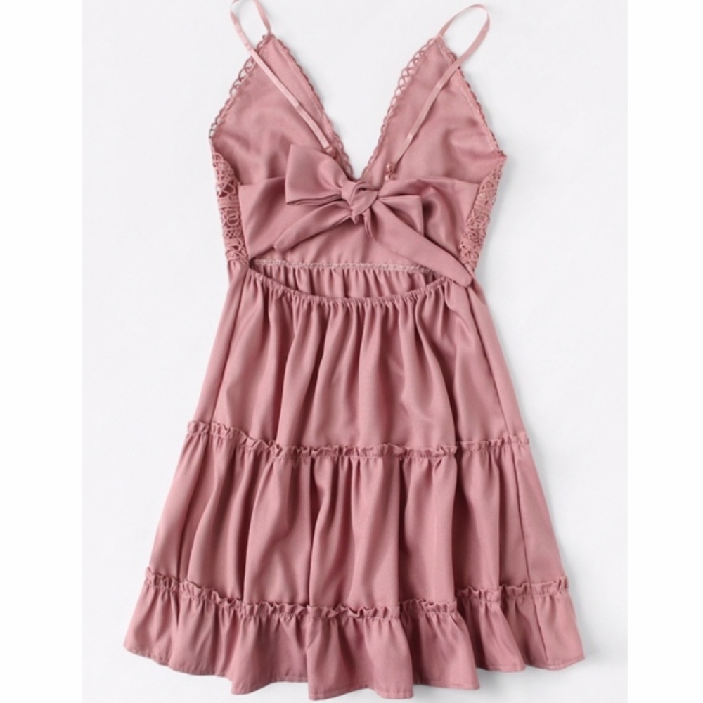 SARAH Cami Dress - PINK - Picture 2 of 5